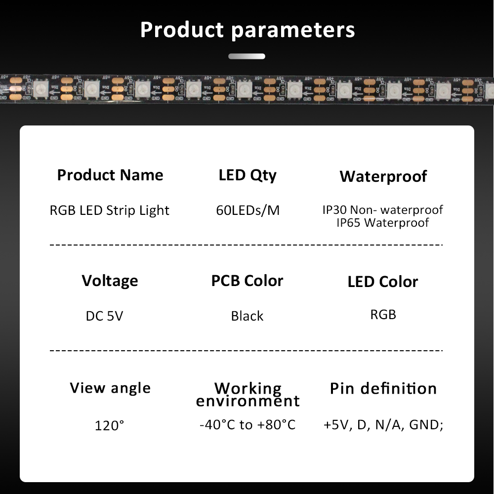 WS2812B 5V 3Pin ARGB LED Strip - Pc Gaming Lounge review and price