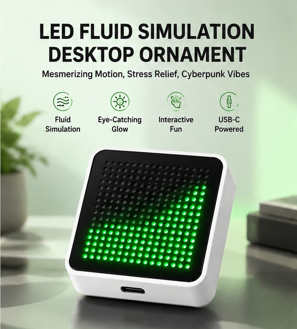 LED Fluid Simulation Desktop O - Pc Gaming Liquid review and price