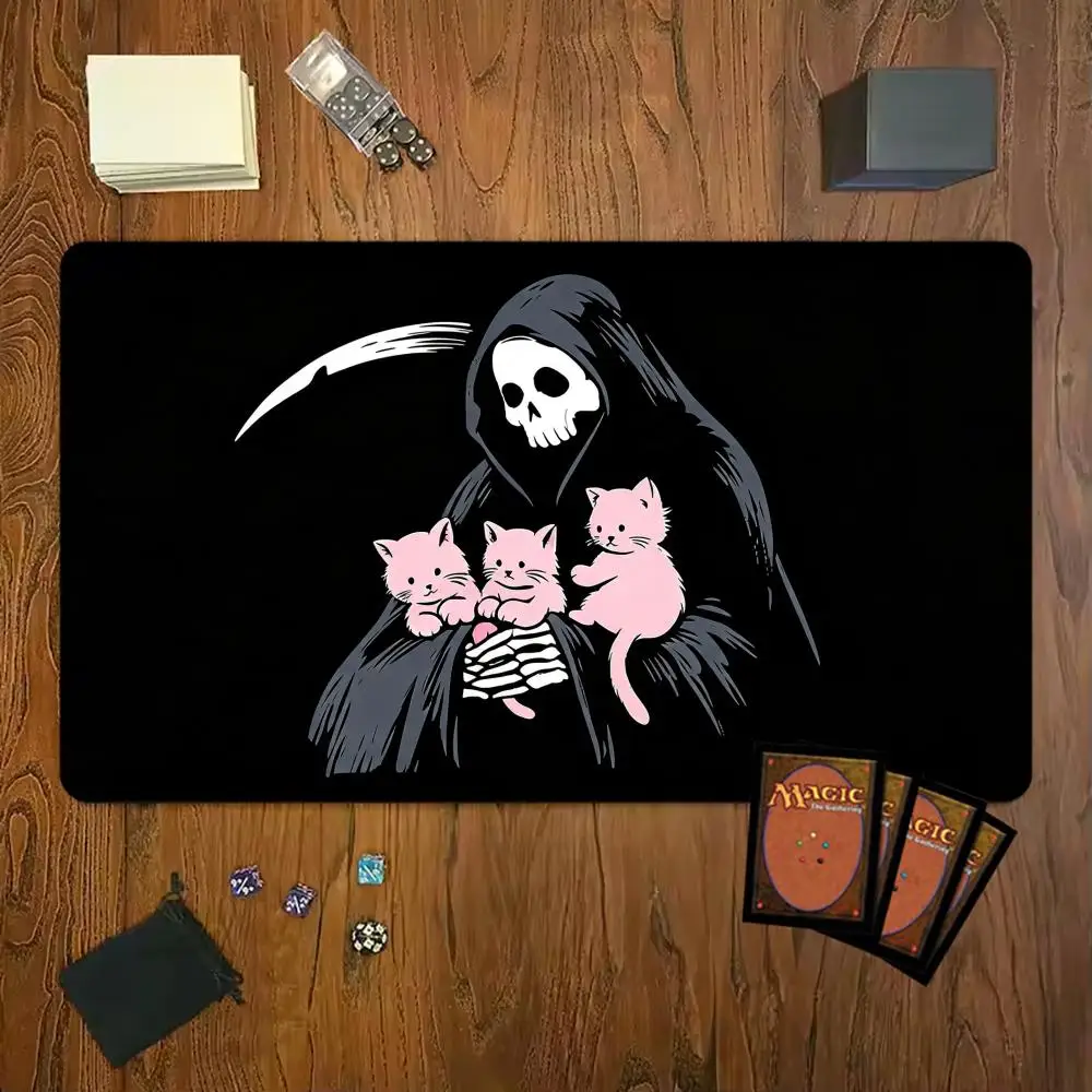 Grim Reaper Holding Pink Kitte - Pc Gaming Pink review and price