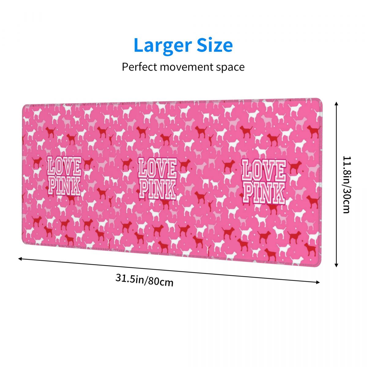 Love Pink Large Mouse Pad Comp - Pc Gaming Pink review and price