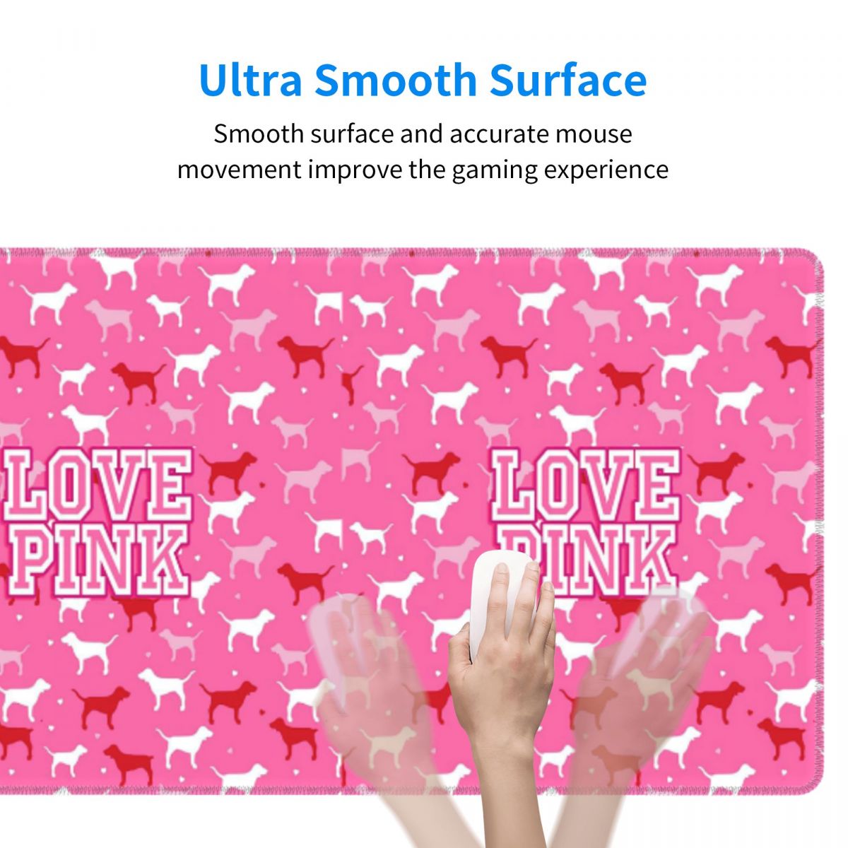 Love Pink Large Mouse Pad Comp - Pc Gaming Pink review and price